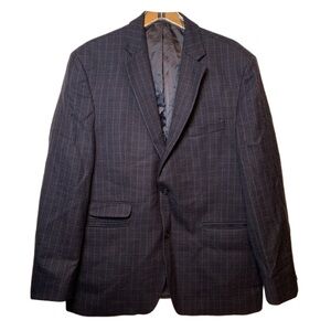 Alan Flusser Lambswool 42R Blazer Sport Coat Double Vent Two Button